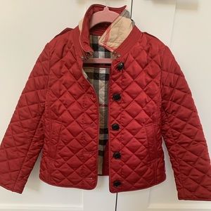Burberry girls guilted jacket